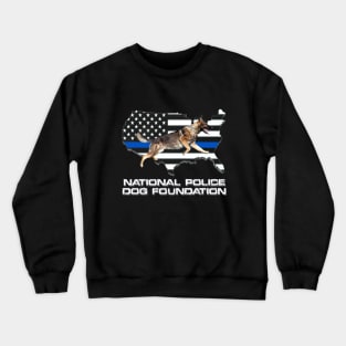 NPDF and blue stripe Crewneck Sweatshirt